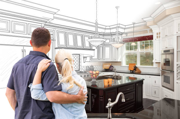Professional Cabinet Installation technician working in Barrington, NJ